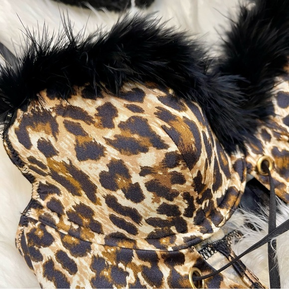 M,L Vs Victoria’s Secret Sexy little Fantasies,Cat Dress up Costume Teddy - Picture 8 of 12